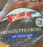 Mängden socker i Prosciutto crudo