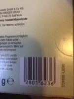 Mängden socker i Schoki mit Nüssen