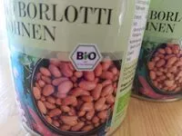 Mängden socker i Bio Borlotti Bohnen