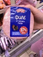 Mängden socker i Филе от пуешки гърди