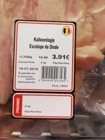 Mängden socker i Escalope de dinde