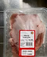 Mängden socker i Escalope de dinde