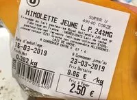 Mängden socker i Mimolette jeune