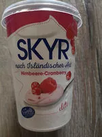Mängden socker i Skyr isländische Art Himbeere - Cranberry