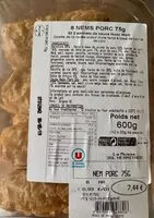 Mängden socker i Nems porc