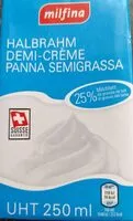 Mängden socker i Demi-crème
