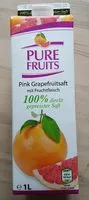 Mängden socker i Pure Fruit Direktsaft, Grapefruit