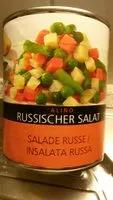 Mängden socker i Salade Russe