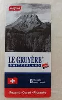 Mängden socker i Le Gruyère