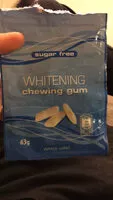 Mängden socker i Whitening chewing gum (sugar free)