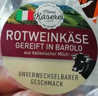 Mängden socker i Rotweinkäse, gereift in Barolo, 51 % Fett i. Tr.