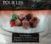 Mängden socker i Boulettes de viande de boeuf
