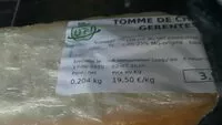 Mängden socker i Tomme de chèvre gerente