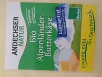 Mängden socker i Alpenländer Butterkäse