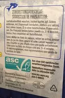 Mängden socker i Filet de truite