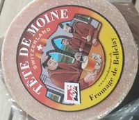 Mängden socker i Tête de Moine AOP