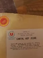 Mängden socker i Cantal AOP Jeune