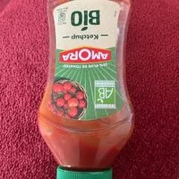 Mängden socker i Ketchup amora bio