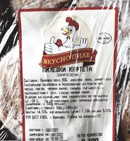 Mängden socker i Пилешки кюфтета