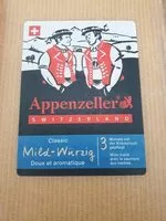 Mängden socker i Appenzeller classic doux et aromatique