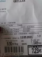 Mängden socker i Côté de boeuf