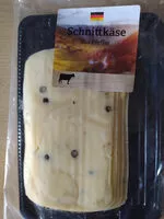 Mängden socker i Schnittkäse mit Pfeffer