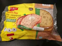 Mängden socker i pain campagnard aux graines