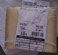 Mängden socker i Comté AOP Lait cru mini 6ms