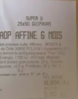 Mängden socker i Comte