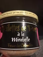 Mängden socker i Rillettes de porc a la mirabelle