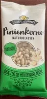 Mängden socker i Pinienkerne