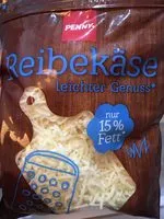 Mängden socker i Reibekäse 15%
