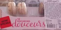 Mängden socker i 12 macarons douceur