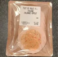 Mängden socker i Filet de poulet à l’italienne