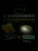 Mängden socker i Schokoeier mit Eierlikörzubereitung
