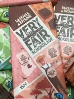 Mängden socker i Very Fair Schokolade Dark milk & Brownie