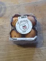 Mängden socker i 4 mini muffins - recette nutella