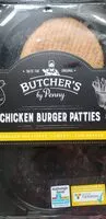 Mängden socker i Chicken burger patties