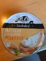 Mängden socker i Frischkäsezubereitung Meerrettich