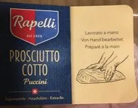 Mängden socker i Prosciutto cotto