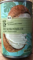 Mängden socker i Bio-Kokosmilch