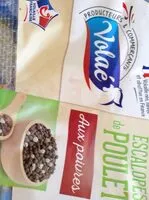 Mängden socker i Escalope fine de poulet au poivre