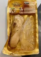 Mängden socker i 2 filets de poulet rôtis