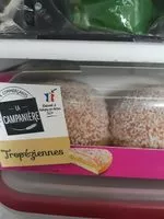 Mängden socker i Tropézienne intermarché