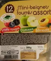 Mängden socker i Mini beignets fourrés assortis