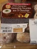 Mängden socker i Mini beignets aux 3 chocolats