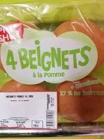 Mängden socker i 4 beignet a la pomme