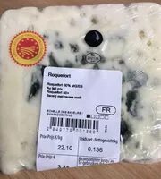 Mängden socker i Roquefort