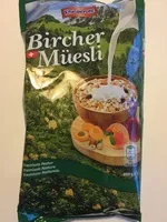Mängden socker i Bircher Müsli