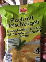 Mängden socker i fideli avec boulettes viande